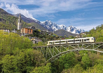 Große Bahnrundreise zwischen Alpen und Dolce Vita Zürich