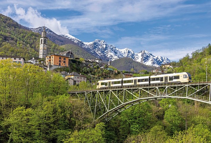 Große Bahnrundreise zwischen Alpen und Dolce Vita - Centovallibahn