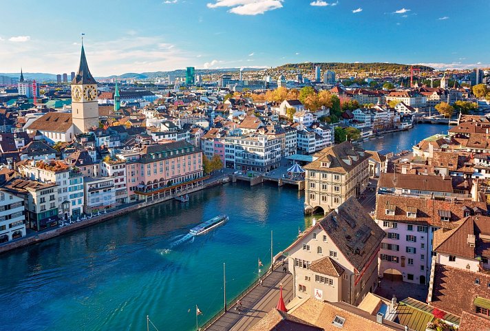 Große Bahnrundreise zwischen Alpen und Dolce Vita - Zürich