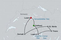 Bahnerlebnis Schweiz pur