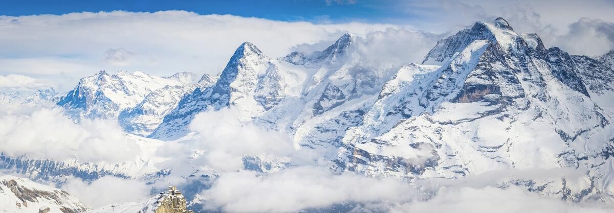 Winterromantik in Luzern und Interlaken - Eiger, Möch und Jungfrau
