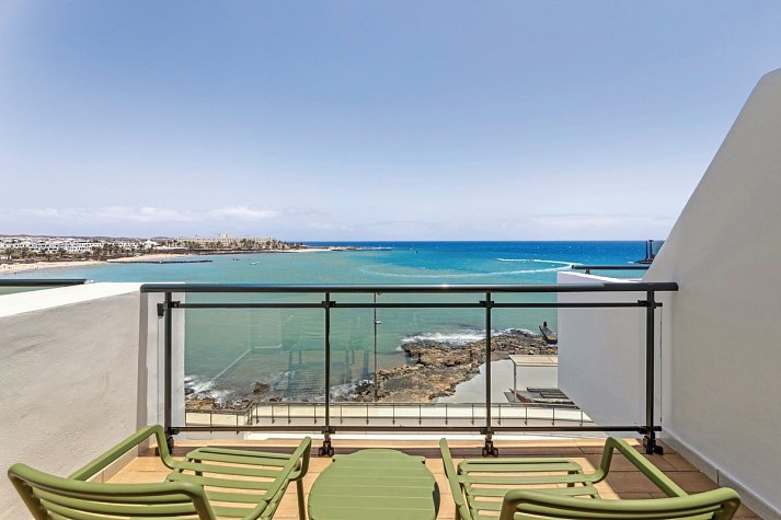 THB Lanzarote Beach - Wohnbeispiel Doppelzimmer Meerblick (Zimmercodierung DBM)