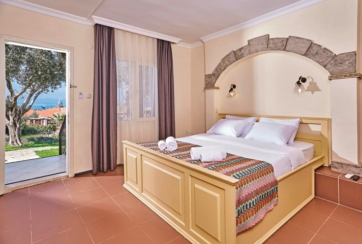 Club Resort Atlantis - Wohnbeispiel Doppelzimmer Gartenblick (Zimmercodierungen DBG, DBM, DB1 & DE1)