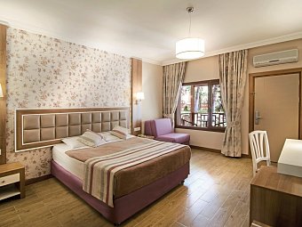 Kustur Club Holiday Village - Wohnbeispiel Doppelzimmer Gartenblick (Zimmercodierungen DBG & DCG)