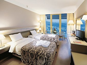 Fantasia Hotel Deluxe - Wohnbeispiel Doppelzimmer seitl. Meerblick (Zimmercodierungen DBN & DCN)