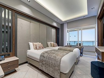 Batihan Beach Resort - Wohnbeispiel Doppelzimmer Komfort Meerblick (Zimmercodierung DFM)