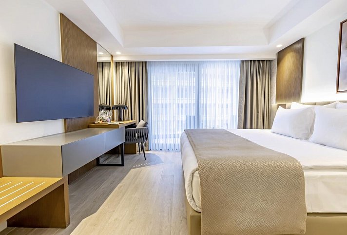 Beks Premium Resort & Spa - Wohnbeispiel Doppelzimmer Classic Landblick (Zimmercodierungen DGL & DC1)