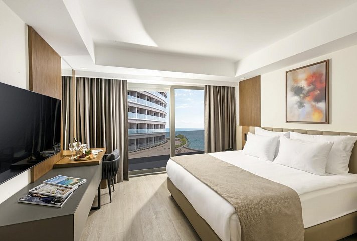 Beks Premium Resort & Spa - Wohnbeispiel Doppelzimmer Classic Meerblick (Zimmercodierungen DGM & DCM)