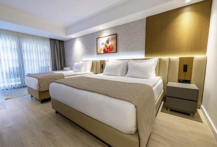 Beks Premium Resort & Spa - Modellbild Wohnbeispiel Doppelzimmer Deluxe (Zimmercodierungen DDL, DCL, DDN & DCN)