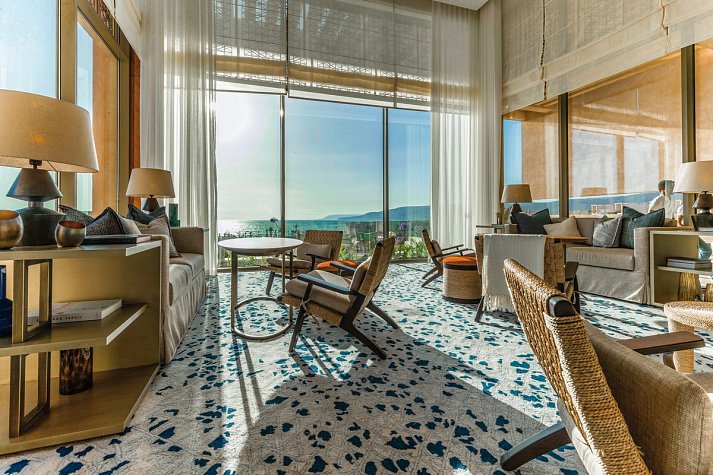 Fairmont Taghazout Bay - Wohnbeispiel Suite Deluxe Meerblick (Zimmercodierung WDM)