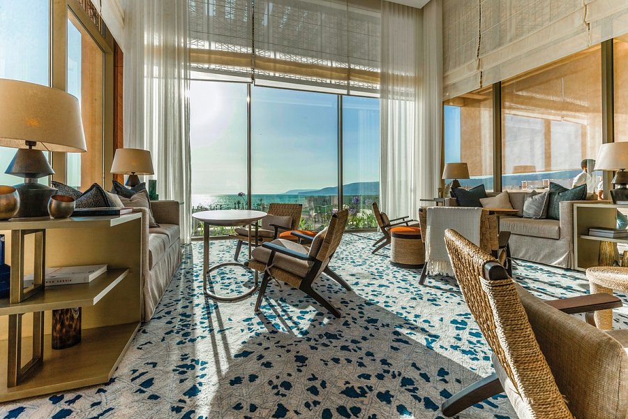 Fairmont Taghazout Bay - Wohnbeispiel Suite Deluxe Meerblick (Zimmercodierung WDM)