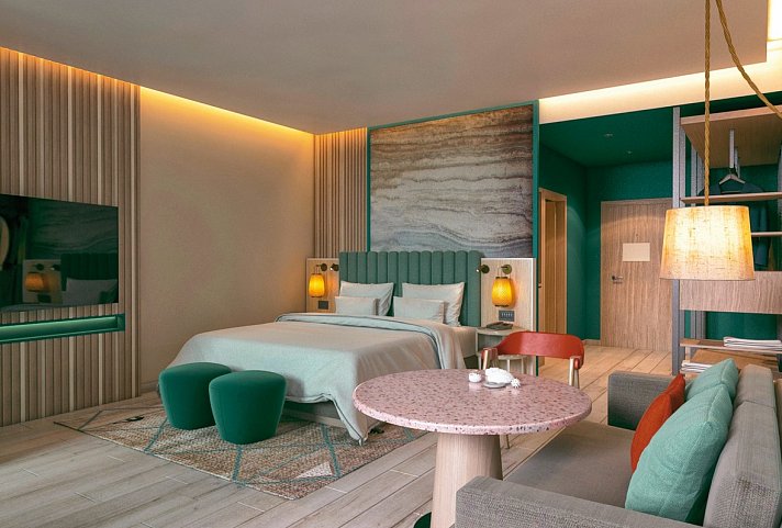 Hyatt Regency Taghazout - Wohnbeispiel Doppelzimmer (Zimmercodierungen D1N, DCN, D1M, DCM, DBL & DCL)