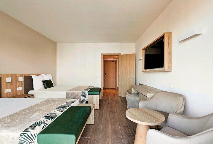Best Tritón - Wohnbeispiel Doppelzimmer seitl. Meerblick (Zimmercodierungen DBN & DS1)