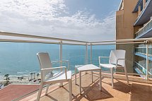 Best Benalmádena - Balkonbeispiel Doppelzimmer seitl. Meerblick (Zimmercodierung DBN)