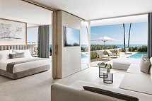Ikos Andalusia - Wohnbeispiel Deluxe Suite Gartenblick privater Pool (Zimmercodierung WX6)