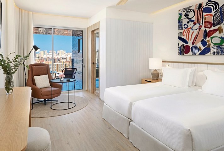 H10 Croma Málaga - Wohnbeispiel Doppelzimmer Superior (Zimmercodierung DS1)