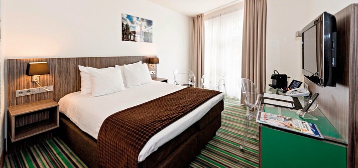 WestCord City Centre Hotel Amsterdam - Wohnbeispiel Doppelzimmer (Zimmercodierung DB1)