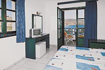 Votsalakia Beach - Wohnbeispiel Doppelzimmer seitl. Meerblick (Zimmercodierung DBN)