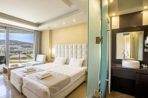 Konstantinos Palace - Wohnbeispiel Doppelzimmer seitl. Meerblick (Zimmercodierung DBN)