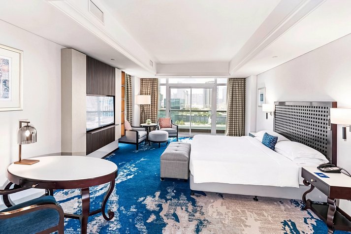 Beach Rotana Abu Dhabi - Wohnbeispiel Sea View Suite with Balcony and Lounge Access (Zimmercodierung WBM)