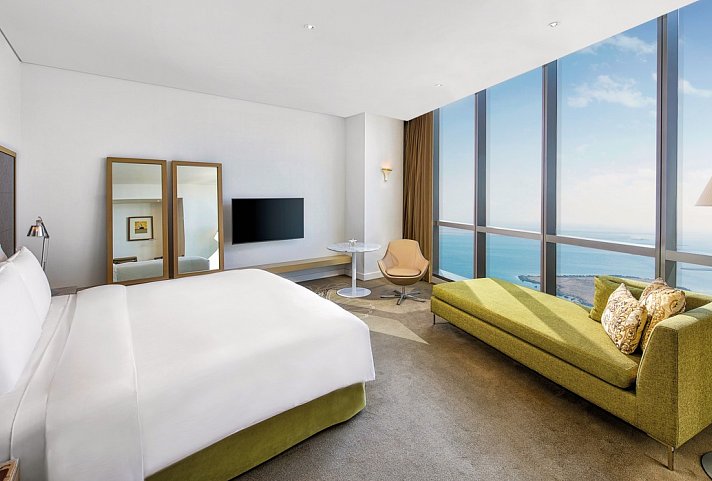 Conrad Abu Dhabi Etihad Towers - Wohnbeispiel Club Room - Level 45 (Zimmercodierung DTM)
