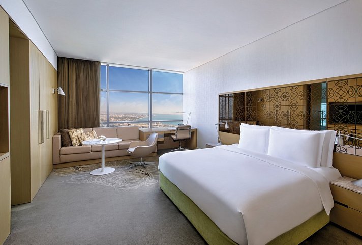 Conrad Abu Dhabi Etihad Towers - Wohnbeispiel Premier Family Sea View (Zimmercodierung FMM)