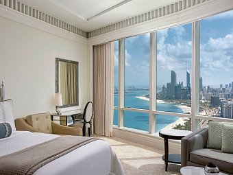 The St. Regis Abu Dhabi - Wohnbeispiel Superior Room (Partial Sea View – Twin) (Zimmercodierung USN)