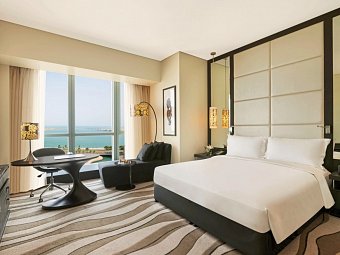 Sofitel Abu Dhabi Corniche - Wohnbeispiel Luxury Sea view Room (Zimmercodierung UU2)