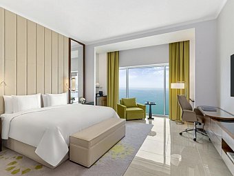 Rixos Marina Abu Dhabi - Wohnbeispiel Superior Room Sea View (Zimmercodierung USM)