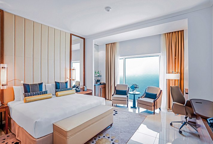Rixos Marina Abu Dhabi - Wohnbeispiel Superior Room Sea View (Zimmercodierung USM)