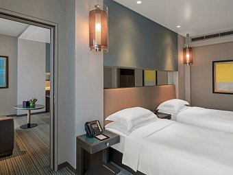 Park Rotana Abu Dhabi - Wohnbeispiel Family Connecting Rooms (Zimmercodierung FB1)