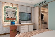 Trendy Perge Resort & Suites - Modellbild Wohnbeispiel Maisonette Swim-Up (Zimmercodierung MBQ)