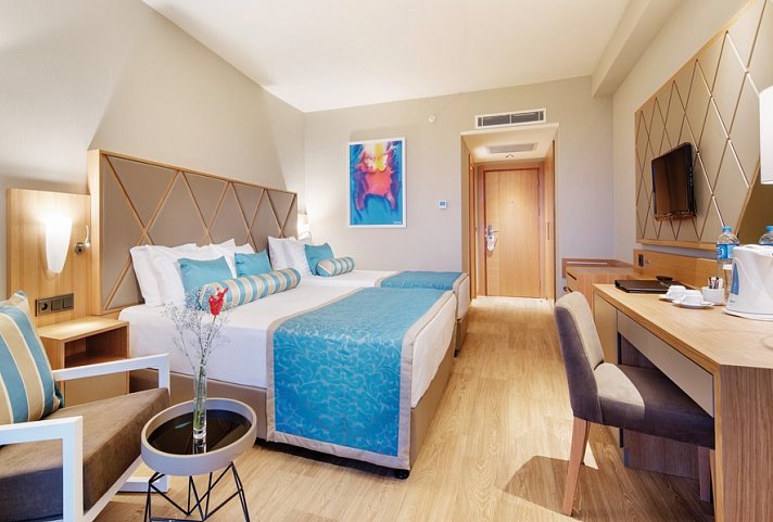 Papillon Ayscha - Wohnbeispiel Doppelzimmer Landblick (Zimmercodierungen DBL & DCL)