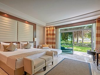 Calista Luxury Resort - Wonbeispiel Doppelzimmer Gartenblick