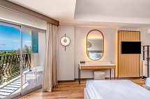 Belek Beach Resort - Wohnbeispiel Doppelzimmer Comfort seitlicher Meerblick (Zimmercodierung DFN)