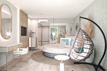 Belek Beach Resort - Wohnbeispiel Doppelzimmer Swim up (Zimmercodierung DBQ)