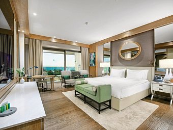 Regnum Carya - Wohnbeispiel Doppelzimmer Jade Meerblick (Zimmercodierungen DDM & DCM)