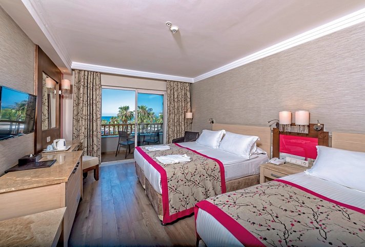 Oleander Beach Resort - Wohnbeispiel Doppelzimmer Meerblick (Zimmercodierung DBM)