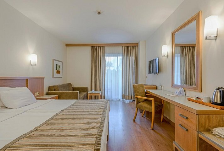 Süral Resort - Wohnbeispiel Doppelzimmer (Zimmercodierungen DEL, DCL, DBN & DCN)