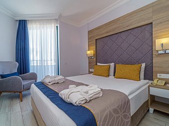 Grand Seker - Wohnbeispiel Doppelzimmer (Zimmercodierungen DB1 & DC1)