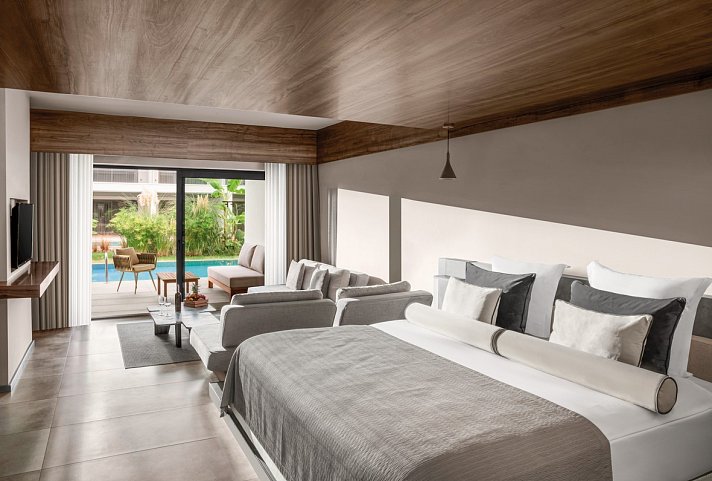 Paloma Finesse - Wohnbeispiel Studio Swim Up (Zimmercodierung SBQ)