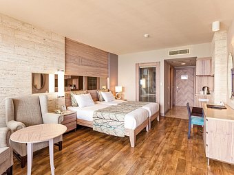 Melas Resort Hotel - Wohnbeispiel Doppelzimmer (Zimmercodierungen DB1 & DC1)