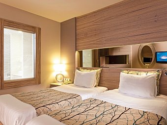 Melas Resort Hotel - Wohnbeispiel Doppelzimmer (Zimmercodierungen DB1 & DC1)