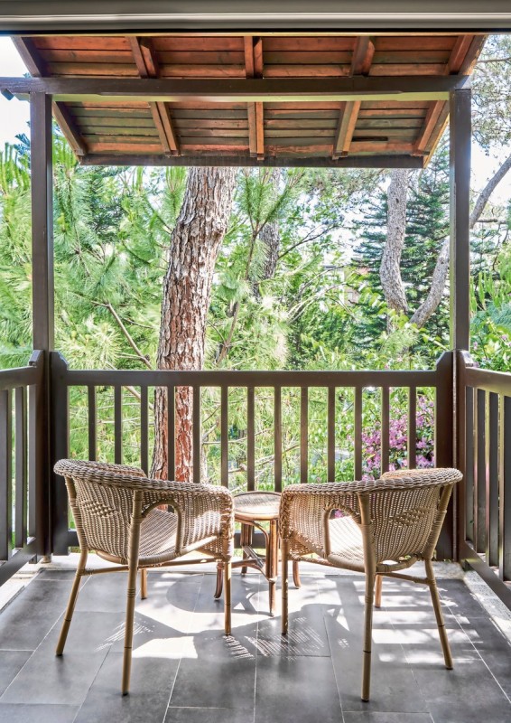 Voyage Sorgun - Beispiel Balkon Bungalow (Zimmercodierungen BB1 & BC1)