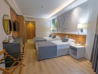 Alba Resort - Wohnbeispiel Doppelzimmer Landblick (Zimmercodierungen D1L, DCL, FDL & DE1)