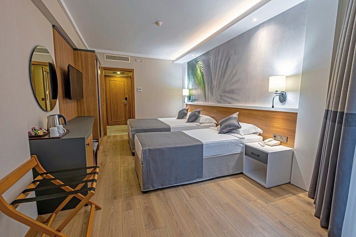 Alba Resort - Wohnbeispiel Doppelzimmer Landblick (Zimmercodierungen D1L, DCL, FDL & DE1)