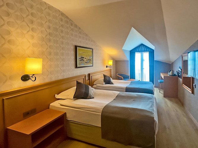Alba Resort - Wohnbeispiel Doppelzimmer seitl. Meerblick (Zimmercodierung DB3)