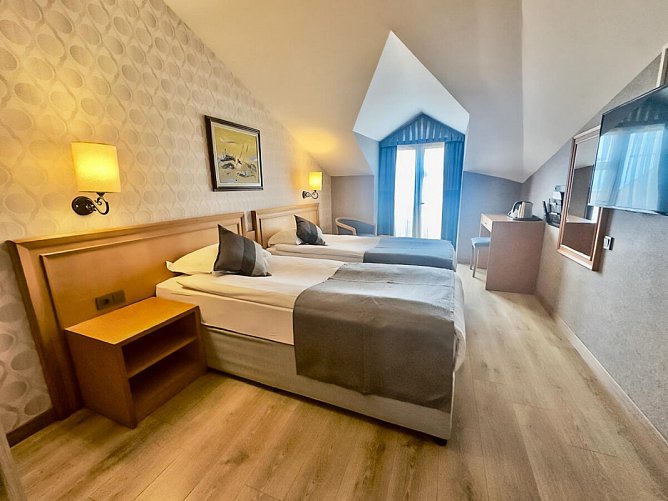 Alba Resort - Wohnbeispiel Doppelzimmer seitl. Meerblick (Zimmercodierung DB3)