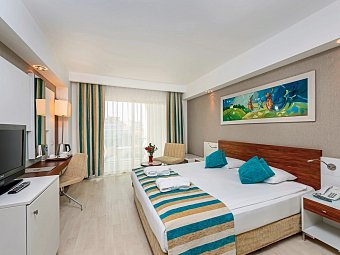 Sunis Evren Beach Resort Hotel & SPA - Wohnbeispiel Doppelzimmer Landblick (Zimmercodierungen DBL & DCL)