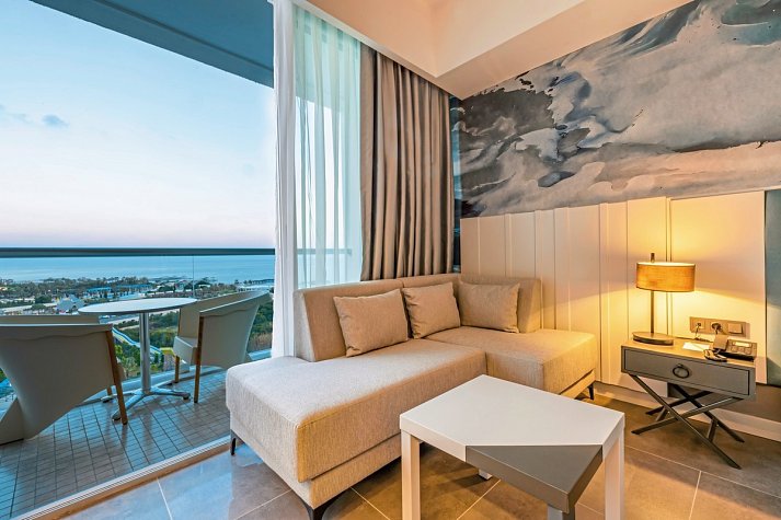 Crystal Centro Pearl Collection - Wohnbeispiel Doppelzimmer Meerblick (Zimmercodierungen DBM & DCM)